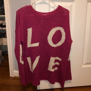 Love sweater